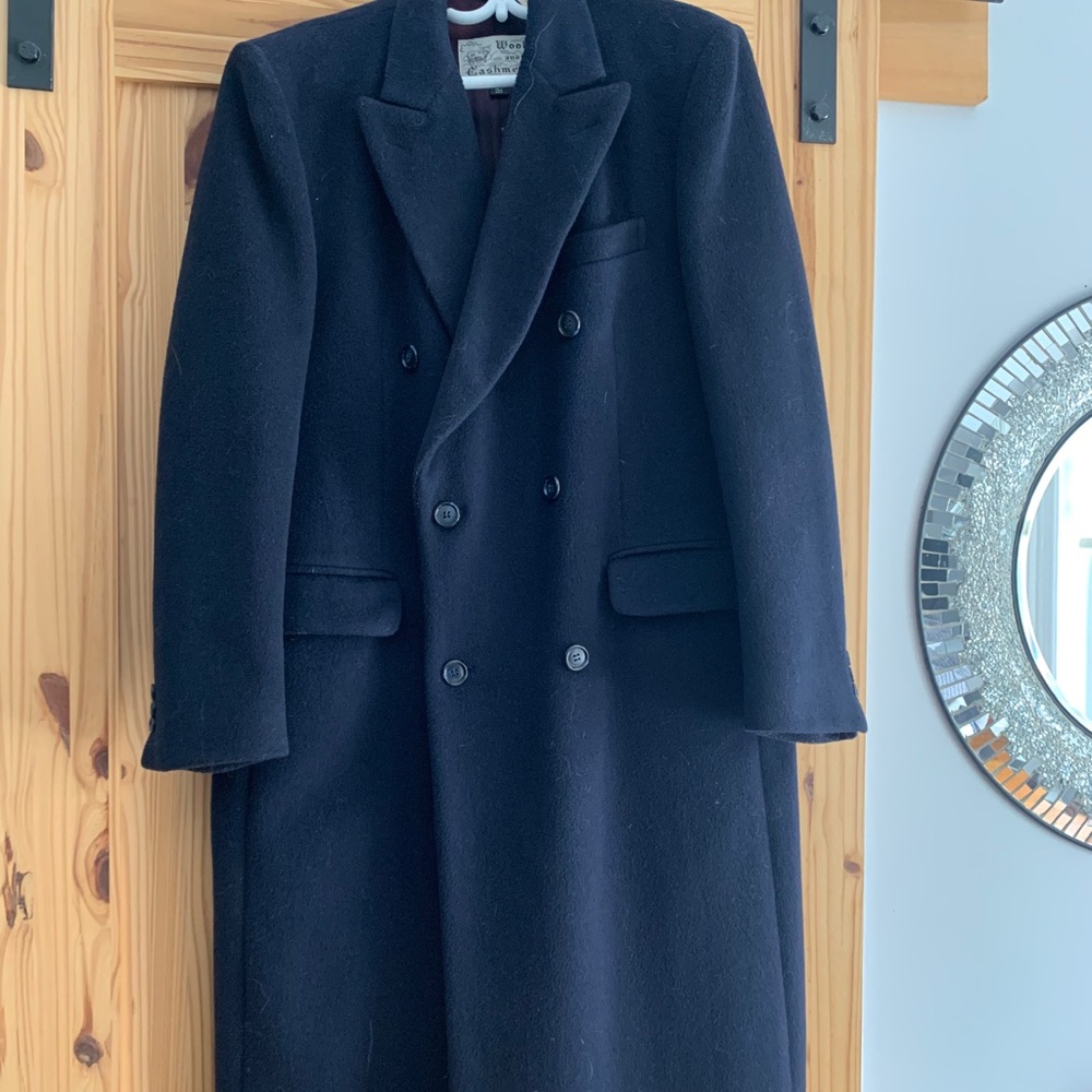 Men’s cashmere dress coat